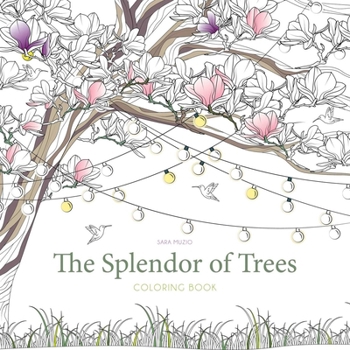Paperback The Splendor of Trees Coloring Book
