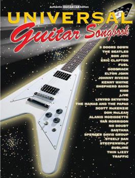 Paperback Universal Guitar Songbook: Authentic Guitar Tab Book