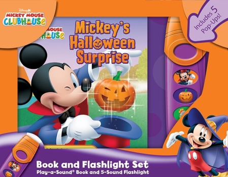 Misc. Disney Junior Mickey Mouse Clubhouse: Mickey's Halloween Surprise Book and 5-Sound Flashlight Set [With Battery] Book