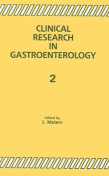 Hardcover Clinical Research in Gastroenterology 2 Book
