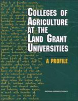 Hardcover Colleges of Agriculture at the Land Grant Universities: A Profile Book