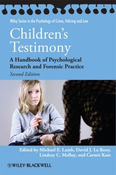 Paperback Children's Testimony: A Handbook of Psychological Research and Forensic Practice Book