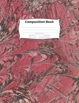 Composition Book : College Ruled Composition Marble Notebook, 120-Page, Marble Cover