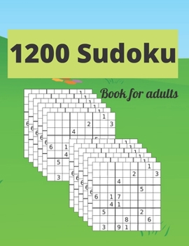 Paperback 1200 Sudoku Book for adults: large print sudoku book easy to hard with solution Book