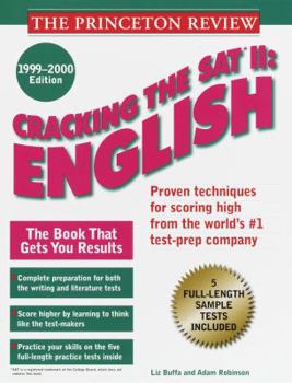 Paperback Cracking the SAT II: English, 1999-2000 Edition Book