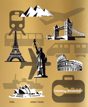 Paperback Holiday Exotica: Around the World in Vintage Holiday Brochures Book
