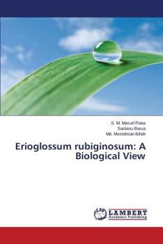 Paperback Erioglossum Rubiginosum: A Biological View Book