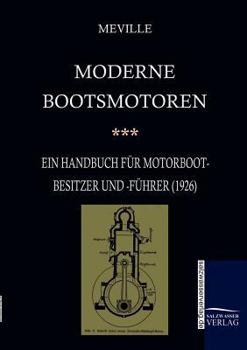 Paperback Moderne Bootsmotoren (1926) [German] Book