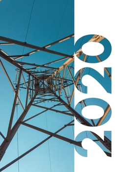 Paperback 2020: Stocking stuffers for electricians Practical Planner Calendar Organizer Daily Weekly Monthly Student Diary for checkin Book