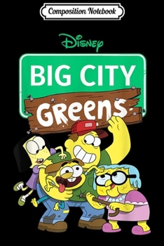 Paperback Composition Notebook: Disney Channel Big City Greens Journal/Notebook Blank Lined Ruled 6x9 100 Pages Book