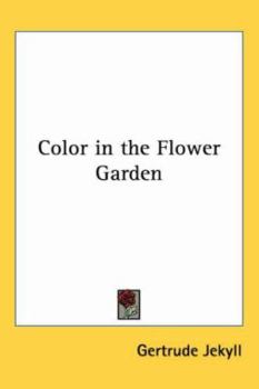 Paperback Color in the Flower Garden Book