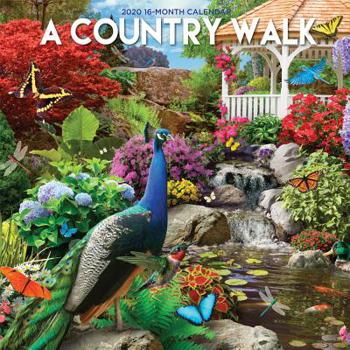 A Country Walk 2020 12 x 12 Inch Monthly Square Wall Calendar by Hopper Studios Featuring the Artwork of Alan Giana, Rural Country Art