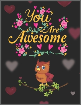 You are Awesome: owl & Calendar, Daily Weekly Planner with Monthly quick-view/over view with 2020 Planner