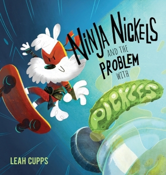 Hardcover Ninja Nickels and the Problem with Pickles [Large Print] Book