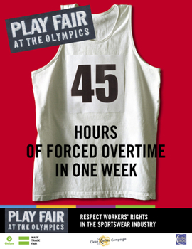 Play Fair at the Olympics: Respect Workers' Rights in the Sportswear Industry (Oxfam Campaign Reports)