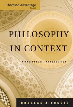 Paperback Philosophy in Context: A Historical Introduction Book