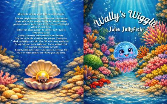 Paperback Wally's Wiggle Julie Jellyfish Book