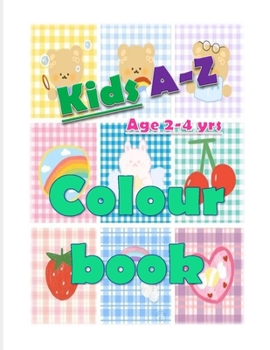 Paperback A-Z Alphabet Color Book: Age 2-4 years Book