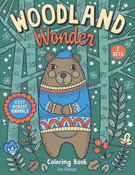 Paperback Woodland Wonder: Cozy Forest Animals Coloring Book