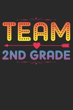 Paperback Team 2nd Grade: Dot Grid Team 2nd Grade / Journal Gift - Large ( 6 x 9 inches ) - 120 Pages -- Softcover Book