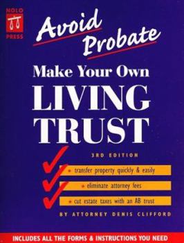 Paperback Make Your Own Living Trust Book