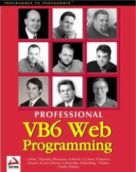 Paperback Professional Visual Basic 6 W Eb Programming Book