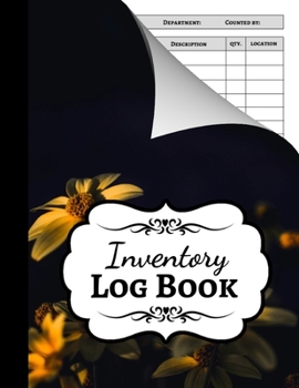 Paperback Inventory Log Book: Ledger / Keeper / Accounting / Tracking Sheets / Record / Tracking Book / Organizer Book