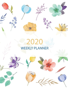 2020 Weekly Planner: Academic Weekly & Monthly Pocket Calendar Schedule Organizer, 8.5" x 11", 50 Pages