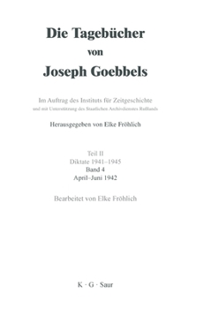 Hardcover April - Juni 1942 [German] Book