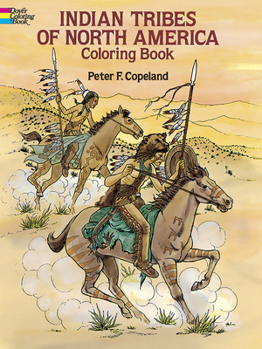 Paperback Indian Tribes of North America Coloring Book