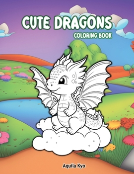 Paperback Cute Dragons Coloring Book