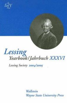 Hardcover Lessing Yearbook/Jahrbuch XXXVI Book