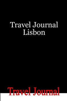 Paperback Travel Journal Lisbon Book