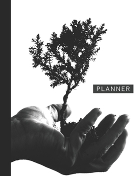 Planner: Bonsai Hand 2 Year Weekly Planning Organizer | 2020 - 2021 | January 20 - December 21 | Writing Notebook | Productive Datebook Calendar Schedule | Plan Days, Set Goals & Get Stuff Done