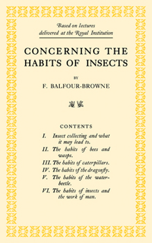 Paperback Concerning the Habits of Insects Book