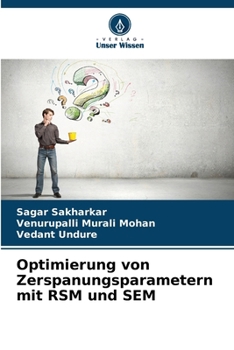 Paperback Optimierung von Zerspanungsparametern mit RSM und SEM [German] Book