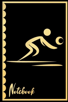 Notebook: Volleyball Athlete or Coach Sports Notebook Wide Ruled Lined Journal 6x9 Inch ( Legal ruled ) Family Gift Idea Mom Dad or Kids in Holidays