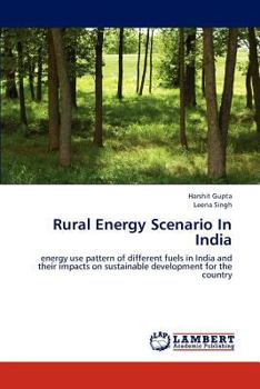 Paperback Rural Energy Scenario In India Book