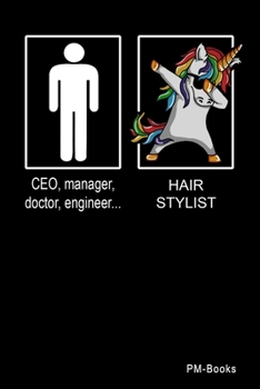 Paperback Hair Stylist: Blanko A5 Notizbuch oder Heft f?r Friseure Book