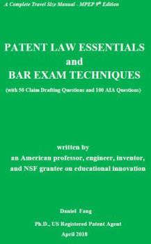 Paperback Patent Law Essentials and Bar Exam Techniques Book