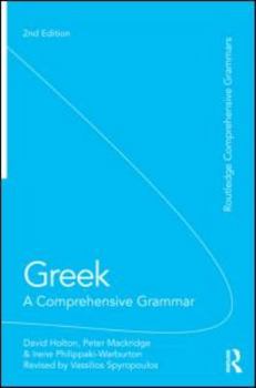 Paperback Greek: A Comprehensive Grammar of the Modern Language Book