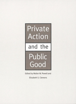 Hardcover Private Action and the Public Good Book