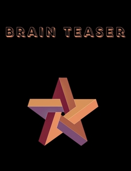 Paperback Brain Teaser: Brain Teasers Paper Blank Notebook Journal 8.5x11" 150 Pages - This Book Is Inspired By Mind Sport Book