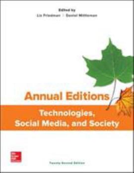 Paperback Annual Editions: Technologies, Social Media, and Society Book