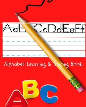 Paperback Alphabet Learning & Tracing Book [Large Print] Book