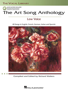 Paperback The Art Song Anthology - Low Voice Book/Online Audio Book