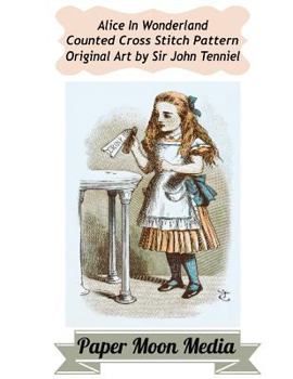 Alice in Wonderland Counted Cross Stitch Pattern: Alice "Drink Me"