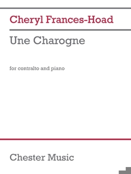 Paperback Une Charogne: For Contralto and Piano Book