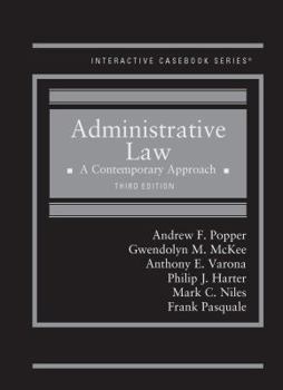 Hardcover Administrative Law: A Contemporary Approach (Interactive Casebook Series) Book