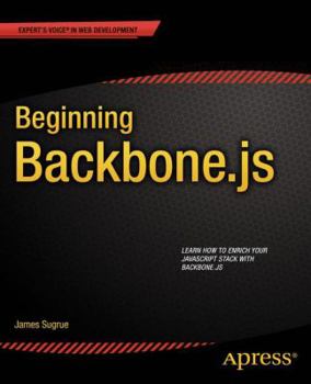 Paperback Beginning Backbone.Js Book